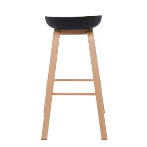 woo-46749_e-00025208_2-huge PENT ΣΚΑΜΠΟ BAR, ΜΕΤΑΛΛΟ ΒΑΦΗ ΦΥΣΙΚΟ, PP ΜΑΥΡΟ