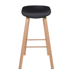 woo-46750_e-00025208_3-huge PENT ΣΚΑΜΠΟ BAR, ΜΕΤΑΛΛΟ ΒΑΦΗ ΦΥΣΙΚΟ, PP ΜΑΥΡΟ
