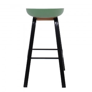 woo-46761_e-00025212_2-huge PENT ΣΚΑΜΠΟ BAR, ΜΕΤΑΛΛΟ ΒΑΦΗ ΜΑΥΡΟ, PP ΠΡΑΣΙΝΟ