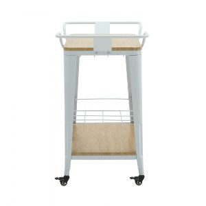 woo-46976 RELIX TROLLEY BAR-PRO ΜΕΤΑΛΛΟ ΒΑΦΗ ΑΣΠΡΟ, MDF ΑΠΟΧΡΩΣΗ ΦΥΣΙΚΟ