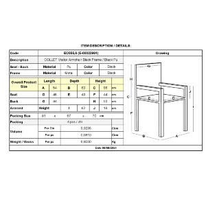 woo-47124_e-00023961_9-huge COLLET ΠΟΛΥΘΡΟΝΑ ΓΡΑΦΕΙΟΥ ΕΠΙΣΚΕΠΤΗ ΜΕΤΑΛΛΟ ΜΑΥΡΟ, PU ΜΑΥΡΟ