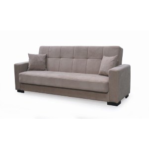 woo-47164 CARSON ΚΑΝΑΠΕΣ – ΚΡΕΒΑΤΙ ΜΕ ΑΠΟΘΗΚΕΥΤΙΚΟ ΧΩΡΟ, 3ΘΕΣΙΟΣ ΥΦΑΣΜΑ ΚΑΦΕ