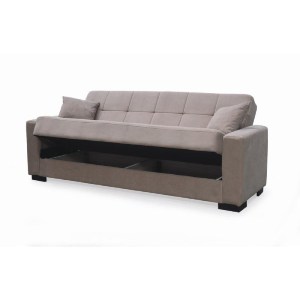 woo-47165 CARSON ΚΑΝΑΠΕΣ – ΚΡΕΒΑΤΙ ΜΕ ΑΠΟΘΗΚΕΥΤΙΚΟ ΧΩΡΟ, 3ΘΕΣΙΟΣ ΥΦΑΣΜΑ ΚΑΦΕ