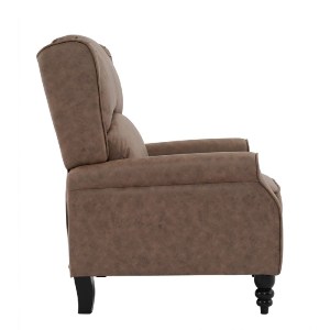 woo-47189 SIMPLE RELAX ΠΟΛΥΘΡΟΝΑ ΜΠΕΡΖΕΡΑ ΣΑΛΟΝΙΟΥ, ΚΑΘΙΣΤΙΚΟΥ, ΥΦΑΣΜΑ ΑΠΟΧΡΩΣΗ ANTIQUE ΚΑΦΕ
