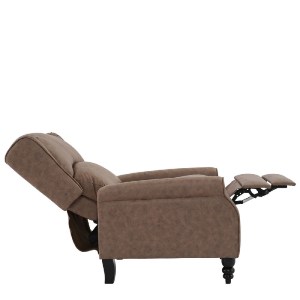 woo-47193 SIMPLE RELAX ΠΟΛΥΘΡΟΝΑ ΜΠΕΡΖΕΡΑ ΣΑΛΟΝΙΟΥ, ΚΑΘΙΣΤΙΚΟΥ, ΥΦΑΣΜΑ ΑΠΟΧΡΩΣΗ ANTIQUE ΚΑΦΕ