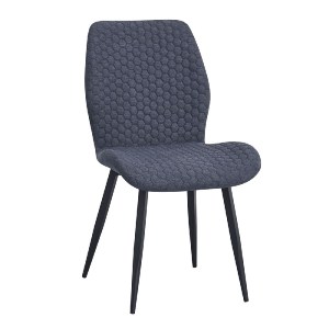woo-47309 CLARA ΚΑΡΕΚΛΑ ΤΡΑΠΕΖΑΡΙΑΣ ΜΕΤΑΛΛΟ ΒΑΦΗ ΜΑΥΡΟ, ΥΦΑΣΜΑ ΣΚΟΥΡΟ ΓΚΡΙ