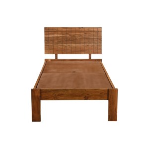 woo-47351 CAPITAL ΚΡΕΒΑΤΙ ΜΟΝΟ, ΓΙΑ ΣΤΡΩΜΑ 90X200CM, ΑΚΑΚΙΑ ΦΥΣΙΚΟ