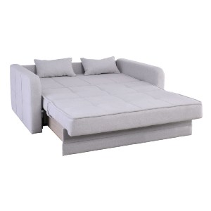 woo-47373 CAMAL ΚΑΝΑΠΕΣ – ΚΡΕΒΑΤΙ ΜΕ ΑΠΟΘΗΚΕΥΤΙΚΟ ΧΩΡΟ, 2ΘΕΣΙΟΣ ΥΦΑΣΜΑ ΓΚΡΙ ΑΝΟΙΧΤΟ