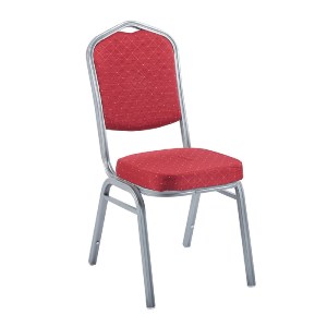 woo-47389 HILTON ΚΑΡΕΚΛΑ ΜΕΤΑΛΛΟ ΒΑΦΗ SILVER, ΥΦΑΣΜΑ ΚΟΚΚΙΝΟ