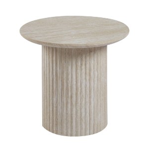 woo-47458 COLLIN SET-2 ΤΡΑΠΕΖΑΚΙΑ ΣΑΛΟΝΙΟΥ-ΚΑΘΙΣΤΙΚΟΥ, ΜDF ΑΠΟΧΡΩΣΗ NATURAL STONE