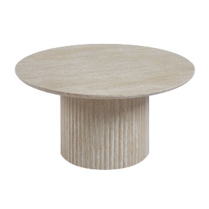 woo-47459 COLLIN SET-2 ΤΡΑΠΕΖΑΚΙΑ ΣΑΛΟΝΙΟΥ-ΚΑΘΙΣΤΙΚΟΥ, ΜDF ΑΠΟΧΡΩΣΗ NATURAL STONE