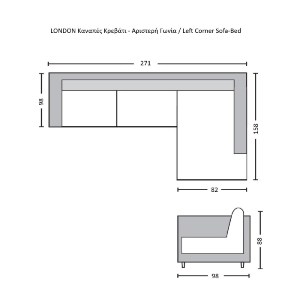woo-47505_e-00025783_9-huge LONDON ΚΑΝΑΠΕΣ - ΚΡΕΒΑΤΙ ΑΡΙΣΤΕΡΗ ΓΩΝΙΑ, ΥΦΑΣΜΑ ΑΝΘΡΑΚΙ