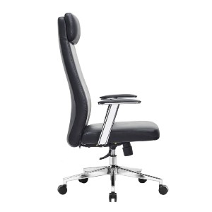woo-47642 BF8800 ΠΟΛΥΘΡΟΝΑ ΓΡΑΦΕΙΟΥ ΔΙΕΥΘΥΝΤΗ, PU ΜΑΥΡΟ, ΒΑΣΗ &