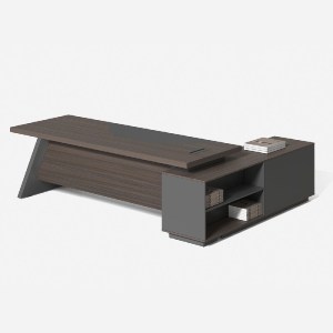 woo-47670 MASTER ΓΡΑΦΕΙΟ ΑΡΙΣΤΕΡΗ ΓΩΝΙΑ, ΑΠΟΧΡΩΣΗ GREY WALNUT