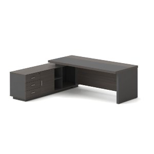 woo-47672 VIP ΓΡΑΦΕΙΟ ΑΡΙΣΤΕΡΗ ΓΩΝΙΑ, ΑΠΟΧΡΩΣΗ GREY WALNUT