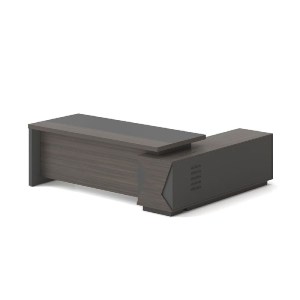 woo-47673 VIP ΓΡΑΦΕΙΟ ΑΡΙΣΤΕΡΗ ΓΩΝΙΑ, ΑΠΟΧΡΩΣΗ GREY WALNUT