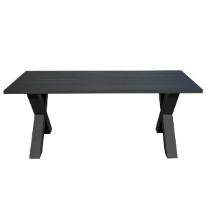 woo-47894 ALLEY ΤΡΑΠΕΖΙ DINING ΚΗΠΟΥ-ΒΕΡΑΝΤΑΣ ALU ΑΝΘΡΑΚΙ