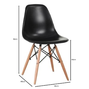 woo-48345_e-00020602_9-huge ART WOOD ΚΑΡΕΚΛΑ ΤΡΑΠΕΖΑΡΙΑΣ – ΚΟΥΖΙΝΑΣ, ΠΟΔΙΑ ΟΞΙΑ, ΚΑΘΙΣΜΑ PP ΜΑΥΡΟ - ΠΛΗΡΩΣ K/D