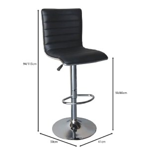 woo-48349_e-00013749_9-huge ALFI ΣΚΑΜΠΟ BAR ΜΕ ΠΛΑΤΗ, ΒΑΣΗ ΧΡΩΜΙΟ, PU ΜΑΥΡΟ, ΡΥΘΜΙΣΗ ΥΨΟΥΣ, ΠΕΡΙΣΤΡΕΦΟΜΕΝΟ