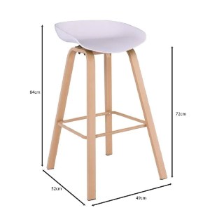 woo-48357_e-00025207_9-huge PENT ΣΚΑΜΠΟ BAR, ΜΕΤΑΛΛΟ ΒΑΦΗ ΦΥΣΙΚΟ, PP ΑΣΠΡΟ
