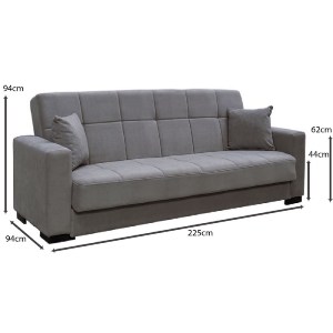 woo-48370_e-00025792_9-huge CARSON ΚΑΝΑΠΕΣ – ΚΡΕΒΑΤΙ ΜΕ ΑΠΟΘΗΚΕΥΤΙΚΟ ΧΩΡΟ, 3ΘΕΣΙΟΣ ΥΦΑΣΜΑ ΓΚΡΙ