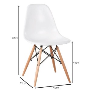 woo-48399_e-00019274_9-huge ART WOOD ΚΑΡΕΚΛΑ ΤΡΑΠΕΖΑΡΙΑΣ - ΚΟΥΖΙΝΑΣ, ΠΟΔΙΑ ΟΞΙΑ, ΚΑΘΙΣΜΑ PP ΑΣΠΡΟ - 1 STEP K/D
