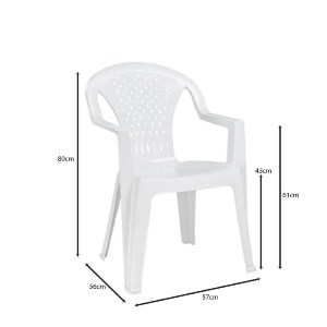 woo-48410_e-00000708_9-huge PORTOFINO ΠΟΛΥΘΡΟΝΑ ΤΡΑΠΕΖΑΡΙΑΣ ΚΗΠΟΥ - ΒΕΡΑΝΤΑΣ, PP ΑΣΠΡΟ, ΣΤΟΙΒΑΖΟΜΕΝΗ