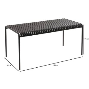 woo-48470_e-00025992_9-huge MODIAL ΤΡΑΠΕΖΙ ΜΕΤΑΛΛΟ ΒΑΦΗ ΜΑΥΡΟ