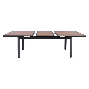 woo-48611_e-00025926_1-huge NAPOLI ΤΡΑΠΕΖΙ DINING ΚΗΠΟΥ- ΒΕΡΑΝΤΑΣ, ΑΛΟΥΜΙΝΙΟ ΒΑΦΗ ΜΑΥΡΟ ΕΠΙΦΑΝΕΙΑ ALU ΑΠΟΧΡΩΣΗΣ ΞΥΛΟΥ