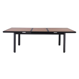 woo-48612_e-00025926_2-huge NAPOLI ΤΡΑΠΕΖΙ DINING ΚΗΠΟΥ- ΒΕΡΑΝΤΑΣ, ΑΛΟΥΜΙΝΙΟ ΒΑΦΗ ΜΑΥΡΟ ΕΠΙΦΑΝΕΙΑ ALU ΑΠΟΧΡΩΣΗΣ ΞΥΛΟΥ