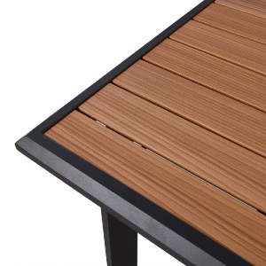 woo-48613_e-00025926_3-huge NAPOLI ΤΡΑΠΕΖΙ DINING ΚΗΠΟΥ- ΒΕΡΑΝΤΑΣ, ΑΛΟΥΜΙΝΙΟ ΒΑΦΗ ΜΑΥΡΟ ΕΠΙΦΑΝΕΙΑ ALU ΑΠΟΧΡΩΣΗΣ ΞΥΛΟΥ