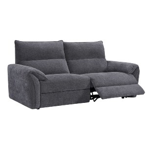 woo-48674 DALLAS RELAX ΚΑΝΑΠΕΣ 3-ΘΕΣΙΟΣ ΣΑΛΟΝΙΟΥ - ΚΑΘΙΣΤΙΚΟΥ, ΥΦΑΣΜΑ ΓΚΡΙ