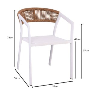 woo-48798_e-00026088_9-huge PARMA ΠΟΛΥΘΡΟΝΑ ΒΕΡΑΝΤΑΣ-ΚΗΠΟΥ ALU ΑΣΠΡΟ, ROPE WICKER ΦΥΣΙΚΟ, TEXTILENE ΑΣΠΡΟ, ΣΤΟΙΒΑΖΟΜΕΝΗ