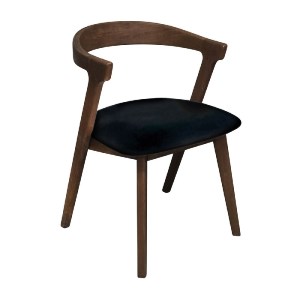 woo-48940 SANDRA ΚΑΡΕΚΛΑ ΤΡΑΠΕΖΑΡΙΑΣ, ΑΠΟΧΡΩΣΗ ΚΑΡΥΔΙ, PU ΜΑΥΡΟ