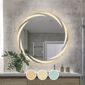 woo-48964 LED-1 ΚΑΘΡΕΠΤΗΣ ΤΟΙΧΟΥ - ΦΩΤΙΖΟΜΕΝΟΣ - ΑΦΗΣ, ΜΕ 3 ΕΠΙΛΟΓΕΣ ΕΝΑΛΛΑΓΗΣ ΧΡΩΜΑΤΩΝ