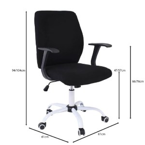woo-49005_e-00026139_9-huge BF3900 ΠΟΛΥΘΡΟΝΑ ΓΡΑΦΕΙΟΥ ΒΑΣΗ ΜΕΤΑΛΛΟ ΒΑΦΗ ΑΣΠΡΟ, ΜΠΡΑΤΣΑ & ΥΦΑΣΜΑ ΜΑΥΡΟ