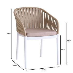 woo-50651_e-00026291_9-huge EMERY ΠΟΛΥΘΡΟΝΑ ΒΕΡΑΝΤΑΣ-ΚΗΠΟΥ PP-UV SAND BEIGE-ΑΣΠΡΟ, ΜΑΞΙΛΑΡΙ ΜΠΕΖ (KD)