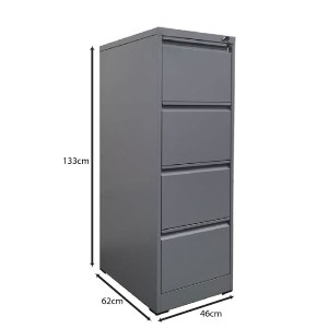 woo-50667_e-00023341_9-huge ΦΟΡΙΑΜΟΣ ΑΡΧΕΙΟΘΕΤΗΣΗΣ ΓΡΑΦΕΙΟΥ 4 ΣΥΡΤΑΡΙΑ, ΜΕΤΑΛΛΟ ΒΑΦΗ ΓΚΡΙ H.133CM