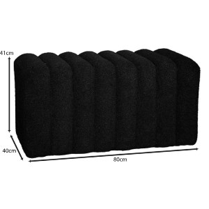 woo-50686_e-00024981_9-huge TOGO ΣΚΑΜΠΟ ΒΟΗΘΗΤΙΚΟ, TEDDY ΥΦΑΣΜΑ ΜΑΥΡΟ