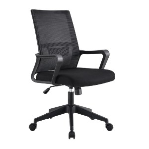 woo-50958 BF2965 ΠΟΛΥΘΡΟΝΑ ΓΡΑΦΕΙΟΥ ΥΦΑΣΜΑ ΜΑΥΡΟ MESH