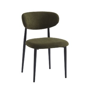 woo-51254 POINT ΚΑΡΕΚΛΑ ΤΡΑΠΕΖΑΡΙΑΣ ΜΕΤΑΛΛΟ ΒΑΦΗ ΜΑΥΡΟ, ΥΦΑΣΜΑ OLIVE GREEN