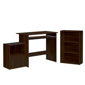 woo-98613 DECON SET ΓΡΑΦΕΙΟ ΚΑΡΥΔΙ: ΓΡΑΦΕΙΟ 90X50X75CM ΒΙΒΛΙΟΘΗΚΗ 50X23X80CM ΝΤΟΥΛΑΠΙ 41X29X54CM