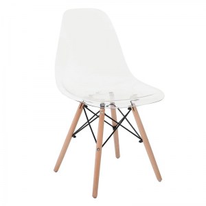 woo-99137 ART WOOD ΚΑΡΕΚΛΑ ΤΡΑΠΕΖΑΡΙΑΣ - ΚΟΥΖΙΝΑΣ, ΠΟΔΙΑ ΟΞΙΑ, ΚΑΘΙΣΜΑ PET CLEAR - 1 STEP K/D