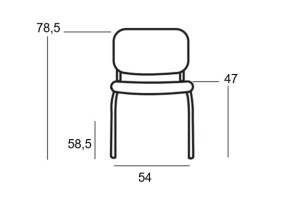 Zougris - 01.0202 MILOS ΧΡΩΜΙΟ ΜΑΥΡΟ ΥΦΑΣΜΑ ΚΑΡΕΚΛΑ ΜΕΤΑΛΛ. 54Χ58.5Χ47-78.5ΕΚ.