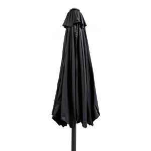 zougris-05.0054 ΟΜΠΡΕΛΑ Φ.230 BLACK ΑΛΟΥΜ.8ΑΚΤ.16Χ26 ΙΣΤΟΣ 1Φ.48Χ2MM