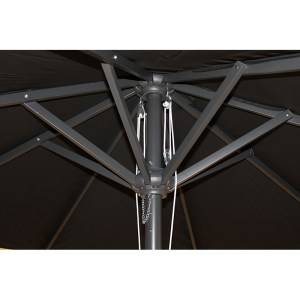 zougris-05.0054 ΟΜΠΡΕΛΑ Φ.230 BLACK ΑΛΟΥΜ.8ΑΚΤ.16Χ26 ΙΣΤΟΣ 1Φ.48Χ2MM