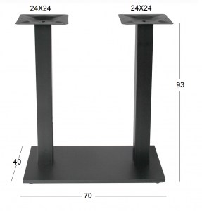 Zougris - 08.0069H FLAT PROMO ΜΕΣΑΙΟΥ ΥΨΟΥΣ 70Χ40Χ93ΕΚ.ΜΑΚΡ/ΝΗ ΒΑΣΗ ΜΕΤΑΛΛΙΚΗ ΜΕ ΡΕΓ/ΡΟΥΣ