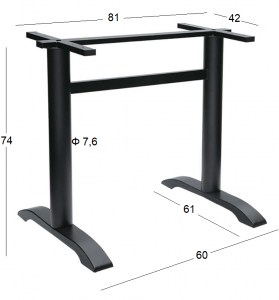Zougris - 08.0119 ASTOR 60Χ61Χ74ΕΚ.ΜΑΚΡ/ΝΗ ΒΑΣΗ ΜΑΝΤΕΜΙ