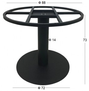 Zougris - 08.0171 VENUS Φ72X73ΕΚ. ΒΑΣΗ ΜΕΤΑΛΛΙΚΗ (ΑΝΩ ΣΤΕΦΑΝΙ 88ΕΚ.)