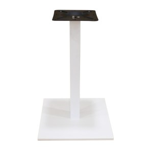 zougris-08.0232 FLAT PROMO ΛΕΥΚΗ 45Χ45Χ72ΕΚ.(Π/Ρ)ΒΑΣΗ ΜΕΤΑΛΛΙΚΗ ΜΕ ΡΕΓ/ΡΟΥΣ